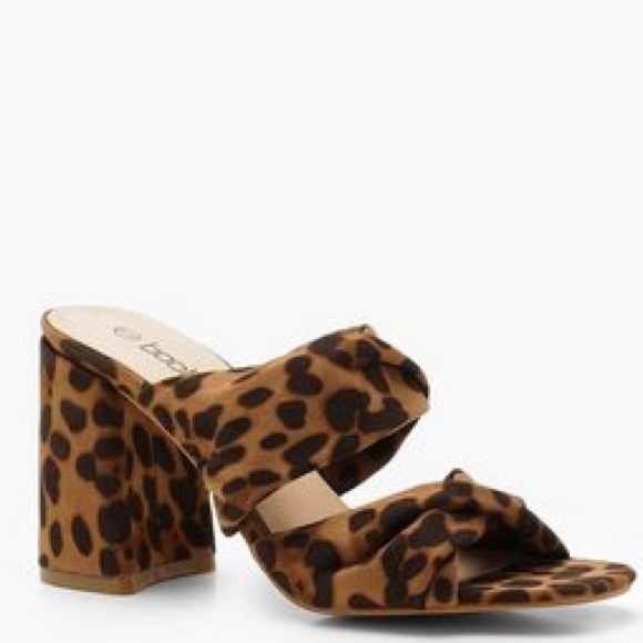 Boohoo Leopard Mules - Picture 2 of 5